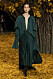 NYFW Khaite aw19, grön långklänning med volanger.