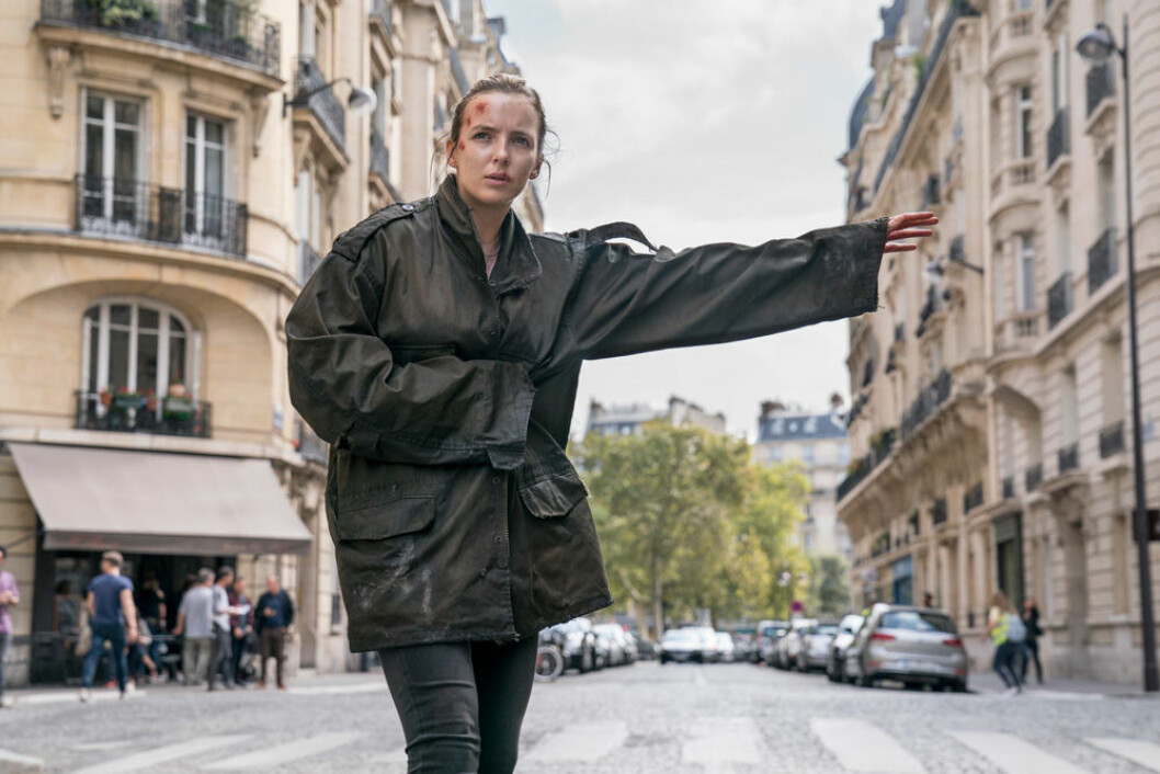 En högst levande Villanelle i den andra säsongen av <em>Killing Eve</em>. Foto: HBO Villanelle i Killing Eve säsong 2.