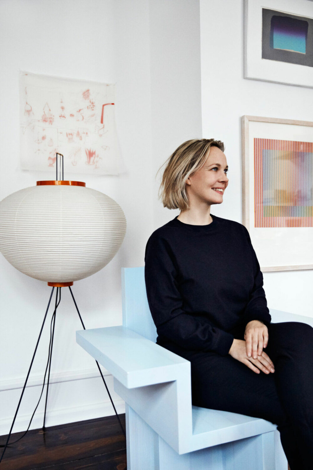 Kirstine Meier Carlsen i sitt hem i Köpenhamn