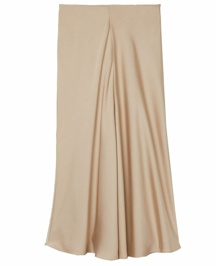 beige midikjol