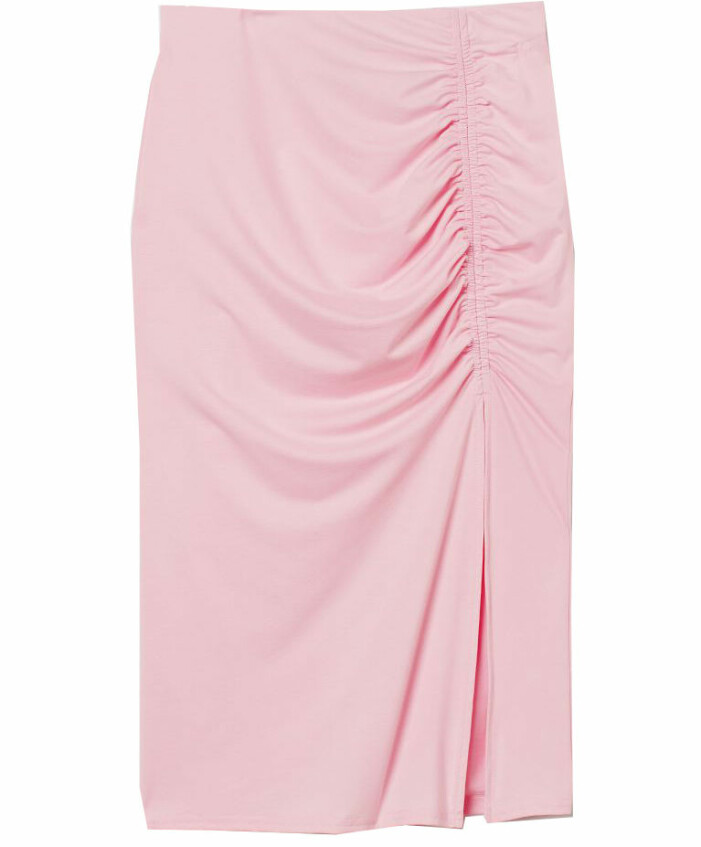 rosa kjol slits
