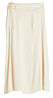 Vadlång omlott kjol i crèmevitt från H&amp;M s