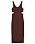 brun klänning dam
