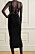 svart klänning från jacquemus