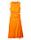 Klänning till gäst på bröllop – orange draperad klänning från COS