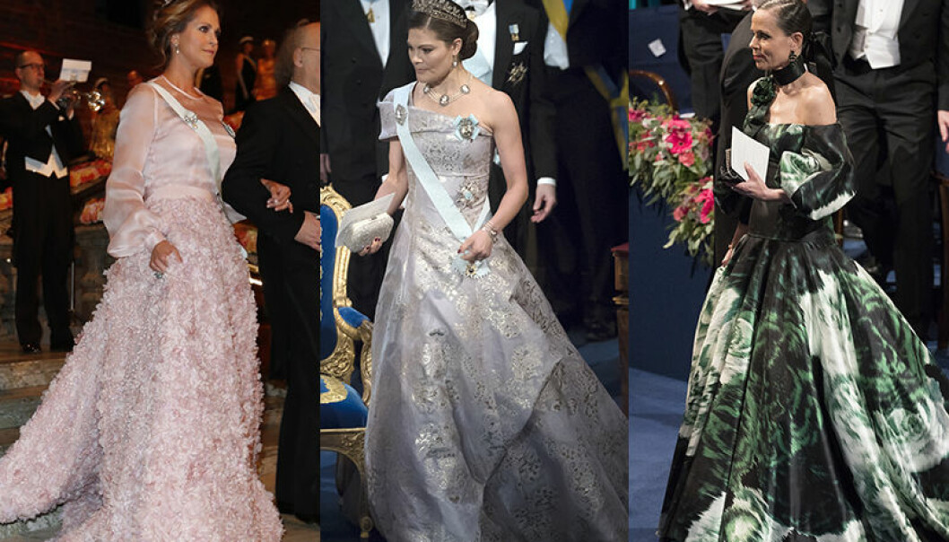 De finaste klänningarna under Nobelfestligheterna