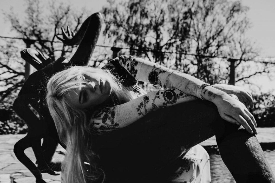 ”Jag har fått en förhöjd ängslighet när jag är gravid”, säger Josefine. Foto: Saga Berlin Little Jinder