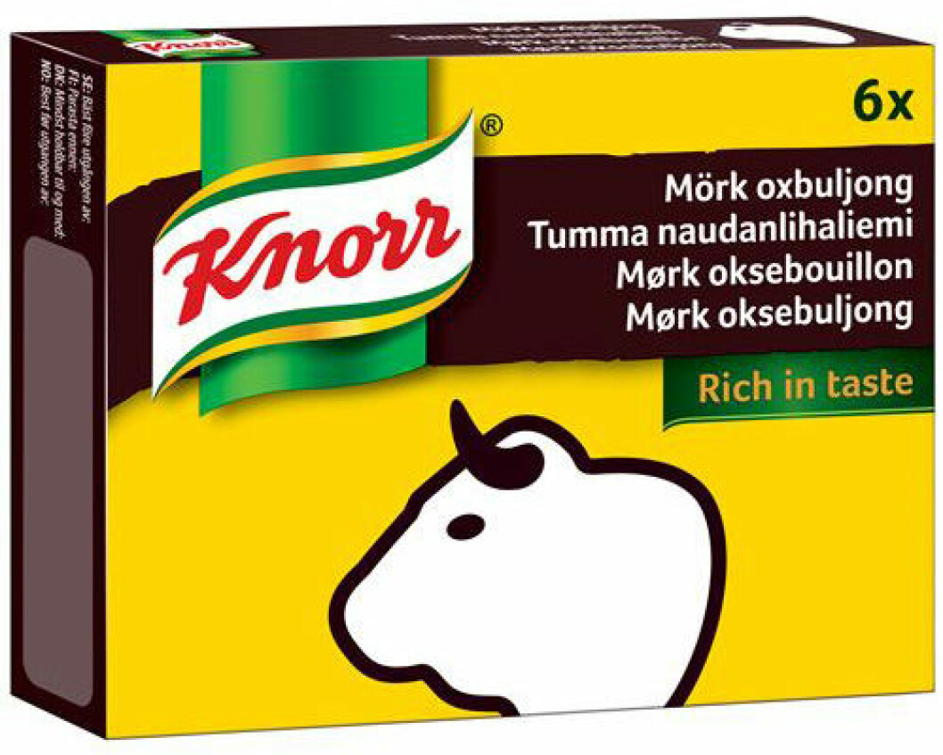 Knorr mörk oxbuljong. Knorr mörk oxbuljong.