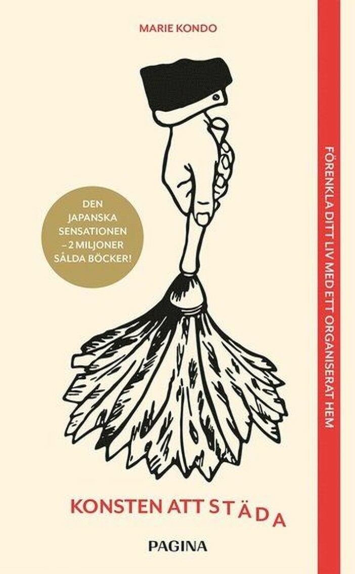 Konsten att städa av Marie Kondo bok