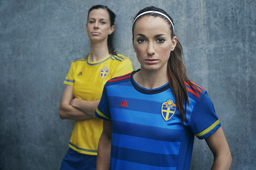 Kosovare Asllani Lotta Schelin Adidas VM