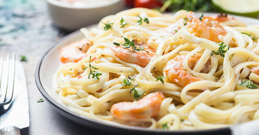 Krämig pasta är en stor favorit! Foto: IBL/TT Krämig pasta är en stor favorit!