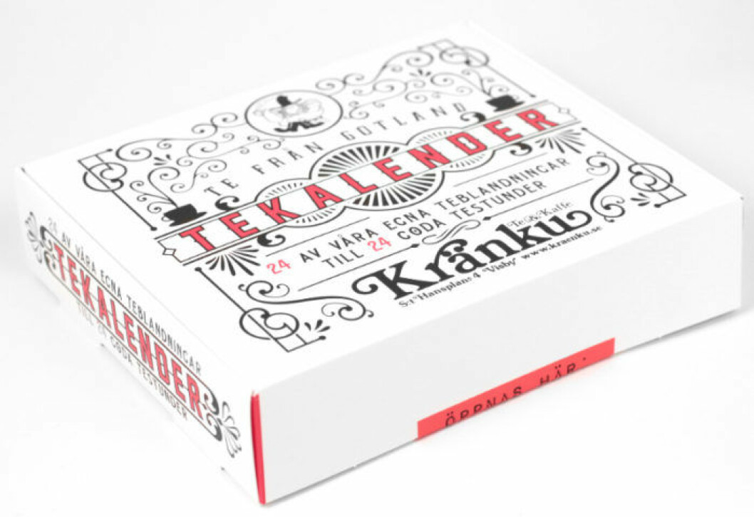 Tekalender från Kränku Te & Kaffe, 249 kr. Tekalender från Kränku Te & Kaffe, 249 kr.