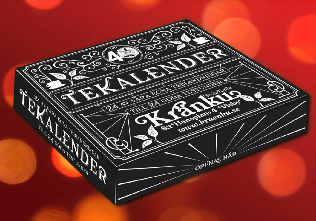 Tekalender från Kränku Te & Kaffe, 269 kr. Tekalender från Kränku Te & Kaffe, 269 kr.