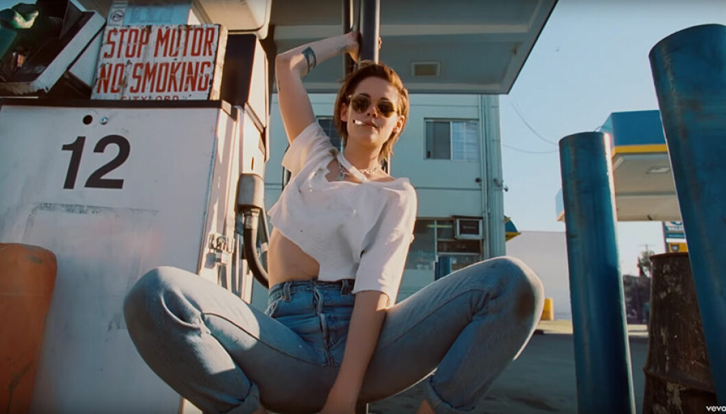 En (stekhet) Kristen Stewart i The Rolling Stones nya musikvideo