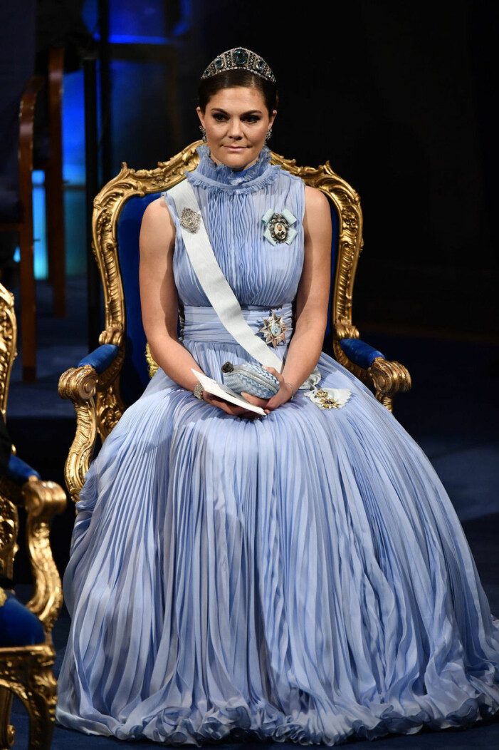 Kronprinsessan Victoria på Nobel 2017