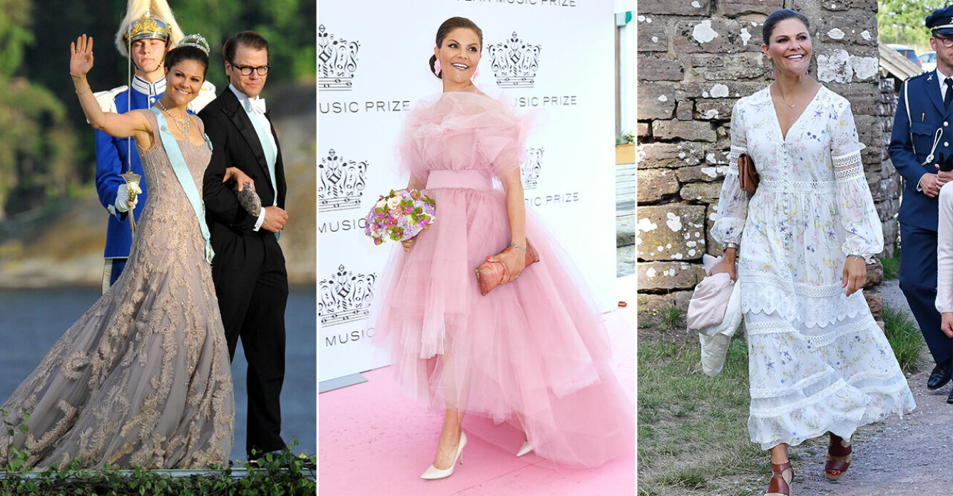 20 gånger kronprinsessan Victoria har glänst i svensk design