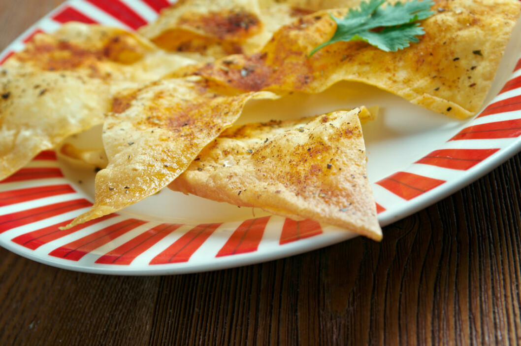 Kryddiga pitachips. Recept kryddiga pitachips