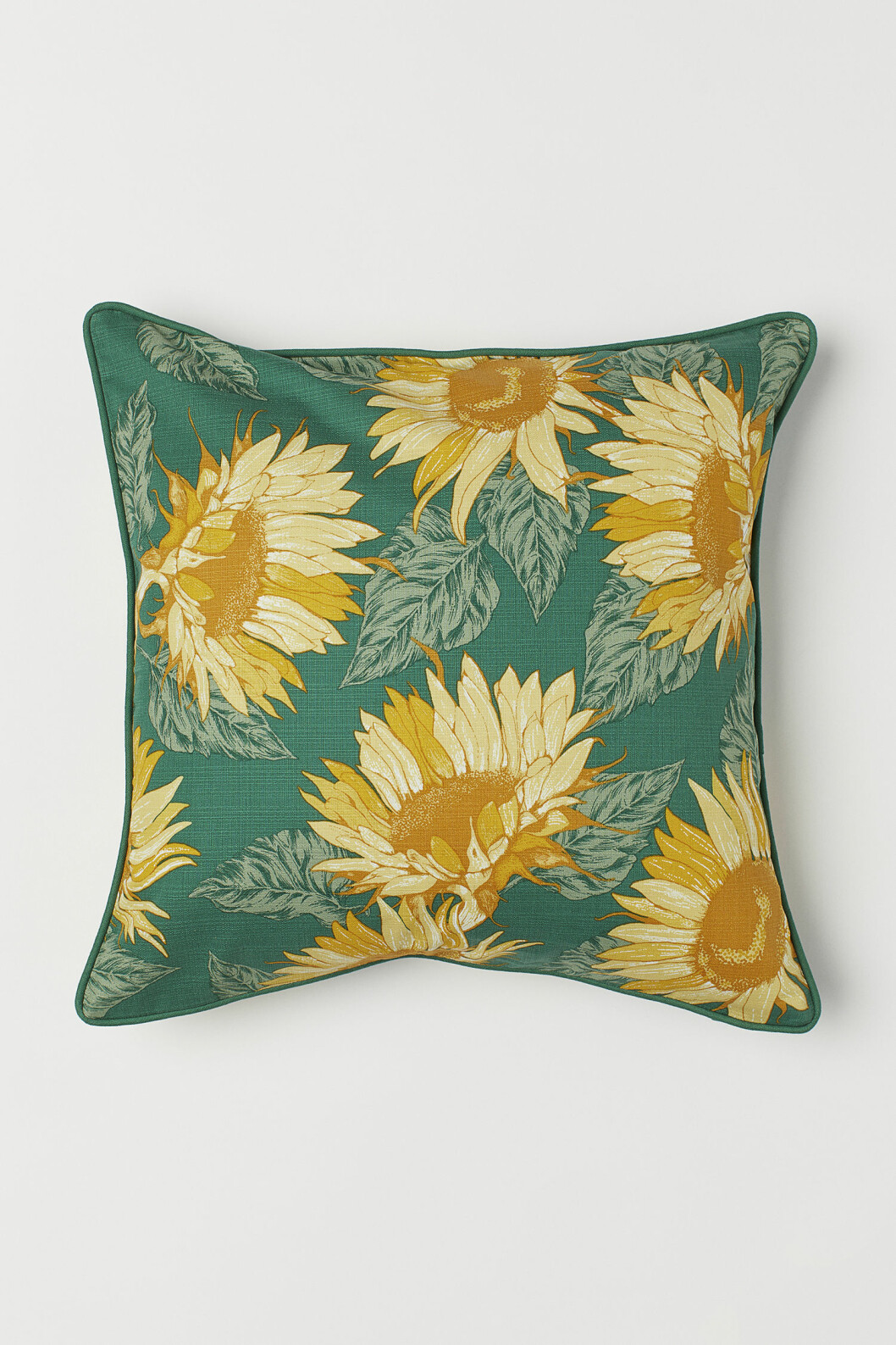 Kudde med solrosor från H&M home påsken 2019