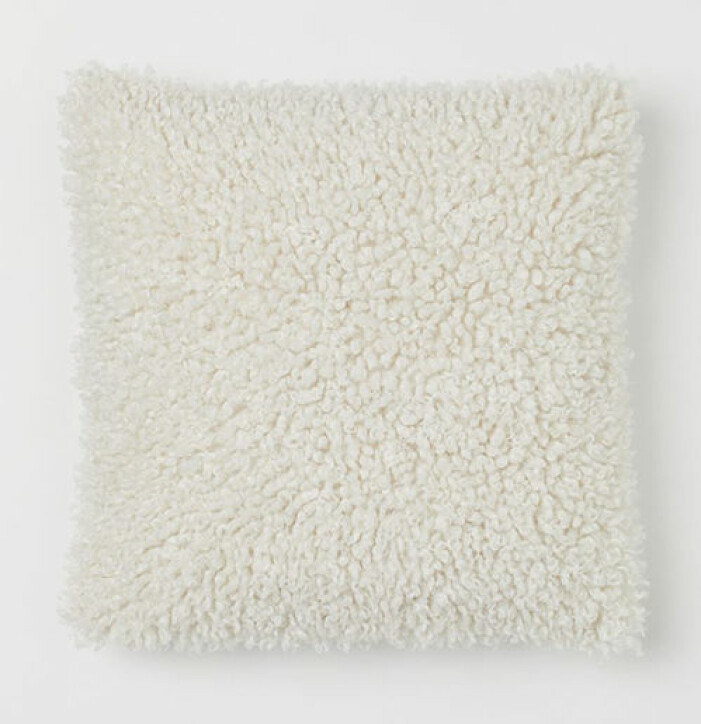 Kuddfodral i fuskpäls från H&M Home