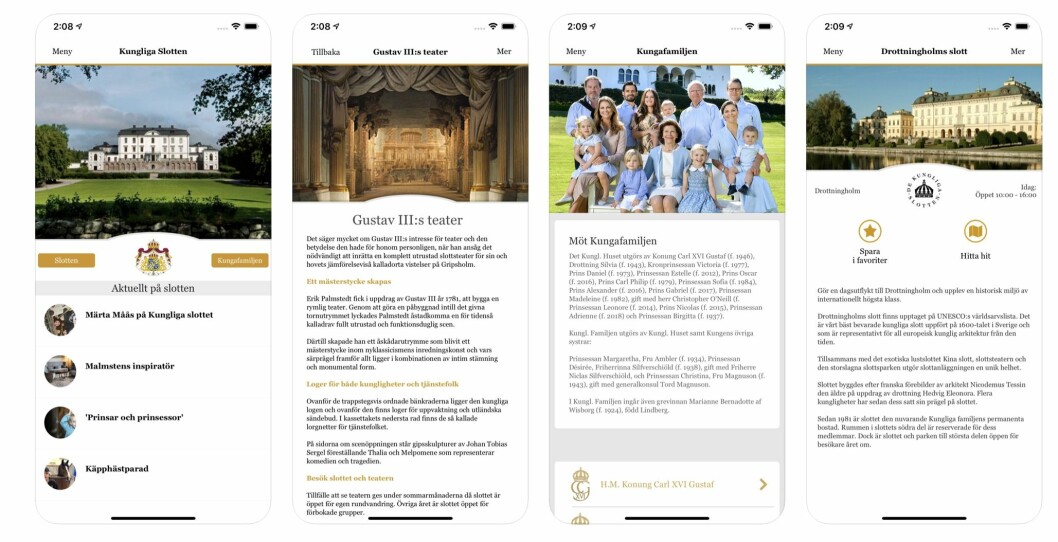 kungliga slotten app