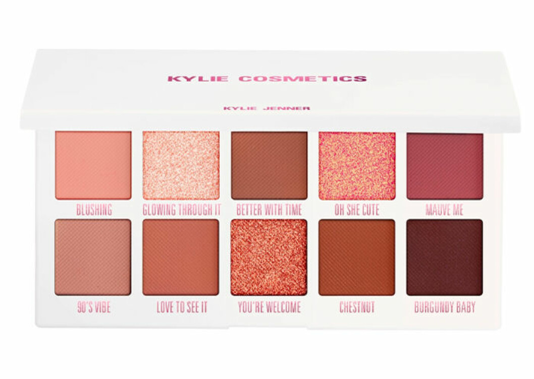 kylie cosmetics sminkpalett ögonskugga bästa smink juni