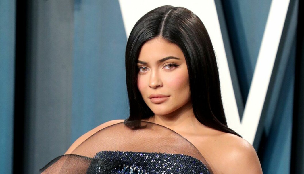 Kylie Jenner närbild allvarlig