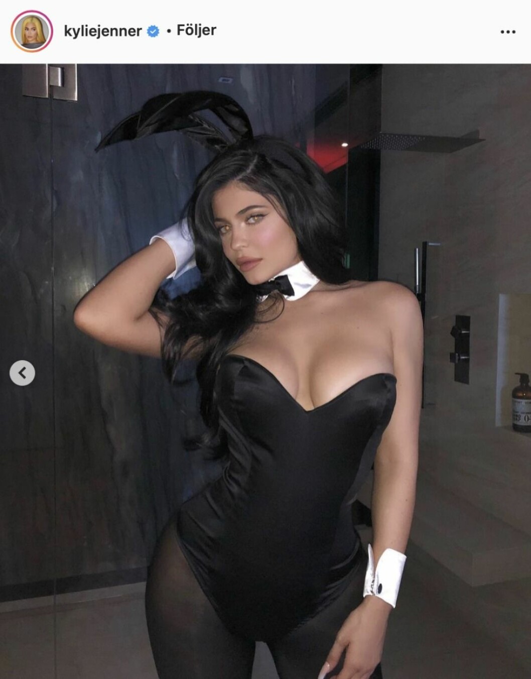 Kylie Jenner som playboy bunny