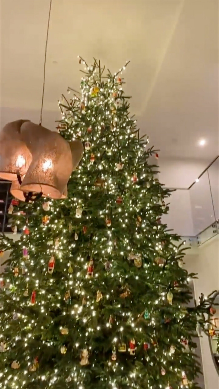 Kylie Jenners stora julgran