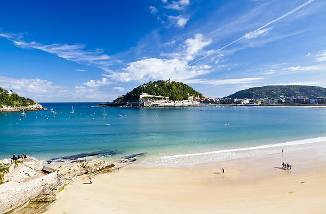 La Concha Beach, Spanien La Concha Beach, Spanien