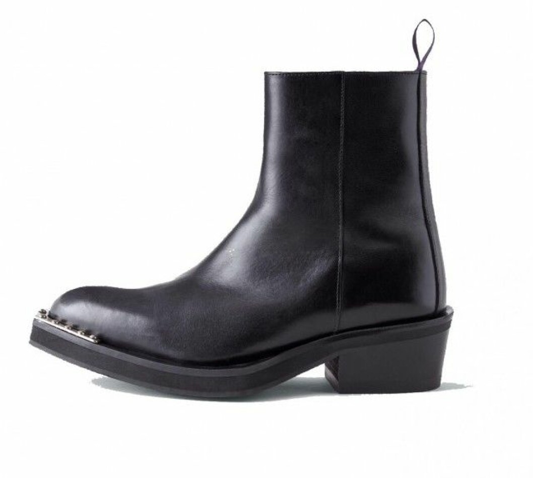 Biker-inspirerade boots med diamantformad sula från Eytys