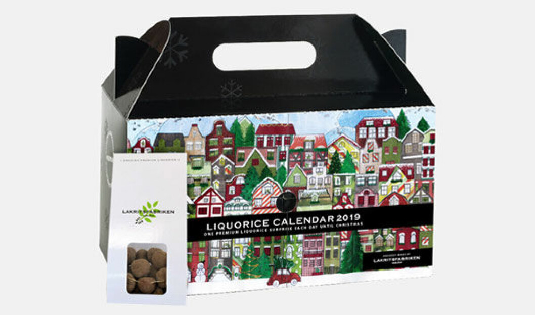 Adventskalender från Lakrisfabriken.
