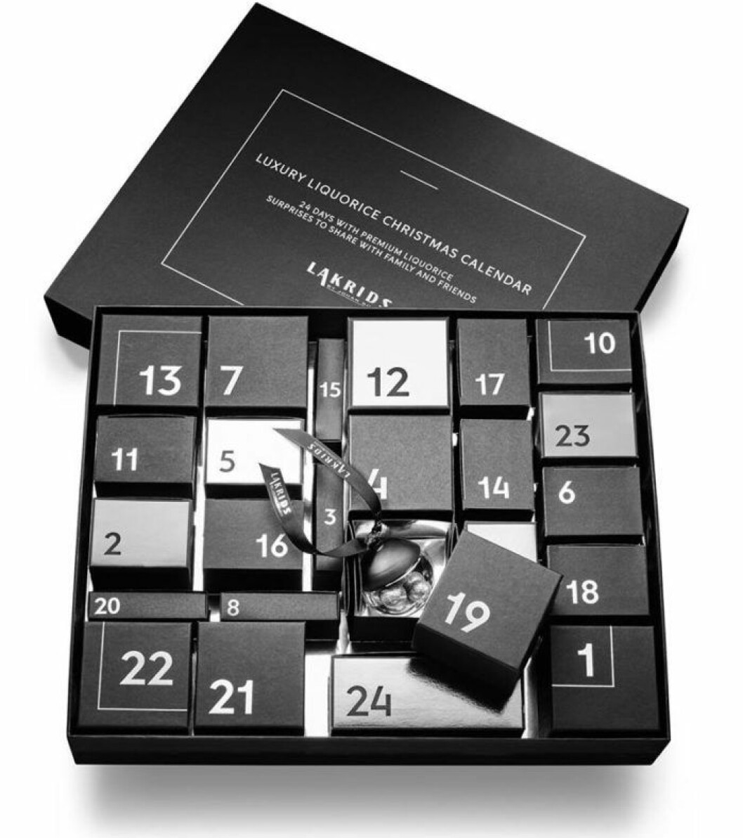 Lakritskalender från Lakrits by Johan Bülow, 370-1850 kr. Lakritskalender från Lakrits by Johan Bülow, 370-1850 kr.
