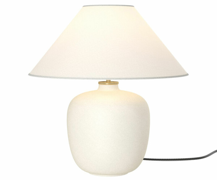 snygga bordslampa linne