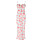 lång klänning gjord i satin med rosa blommor och rynkad byst från Gina tricot