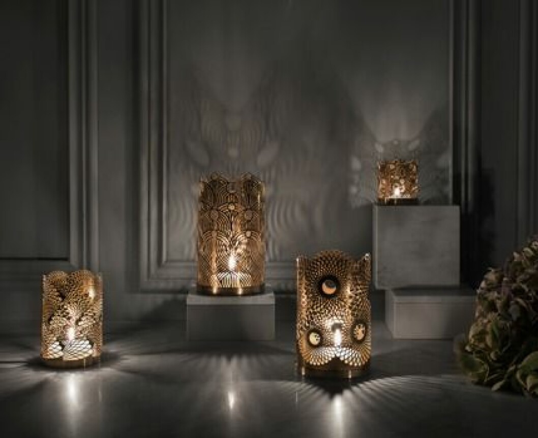 Grafisk glamour. <em>The London Collection</em> finns ute nu och kostar mellan 498 och 998 kr. lara-bohinc-skultuna