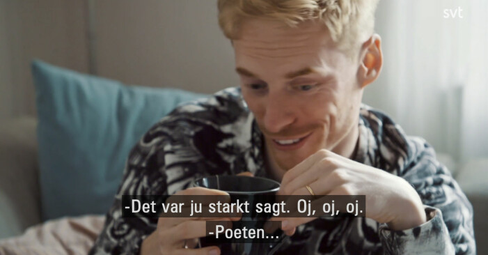 Obekväm med att någon visar känslor? Dra ett skämt! Lars Gift vid första ögonkastet