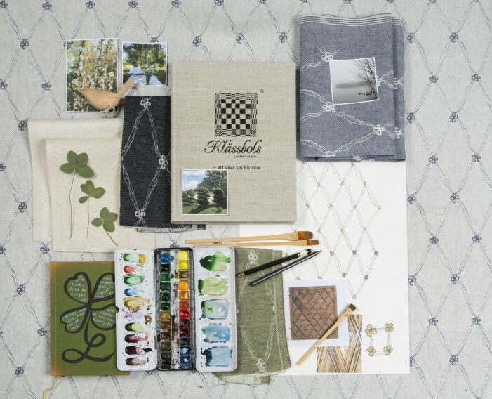 Inspiration till färger och former finns överallt. Här är Lars Nilsson mood board vid skapandet av IV Klöver. Lars Nilsson släpper ett samarbete med Klässbol, textilen IV Klöver.