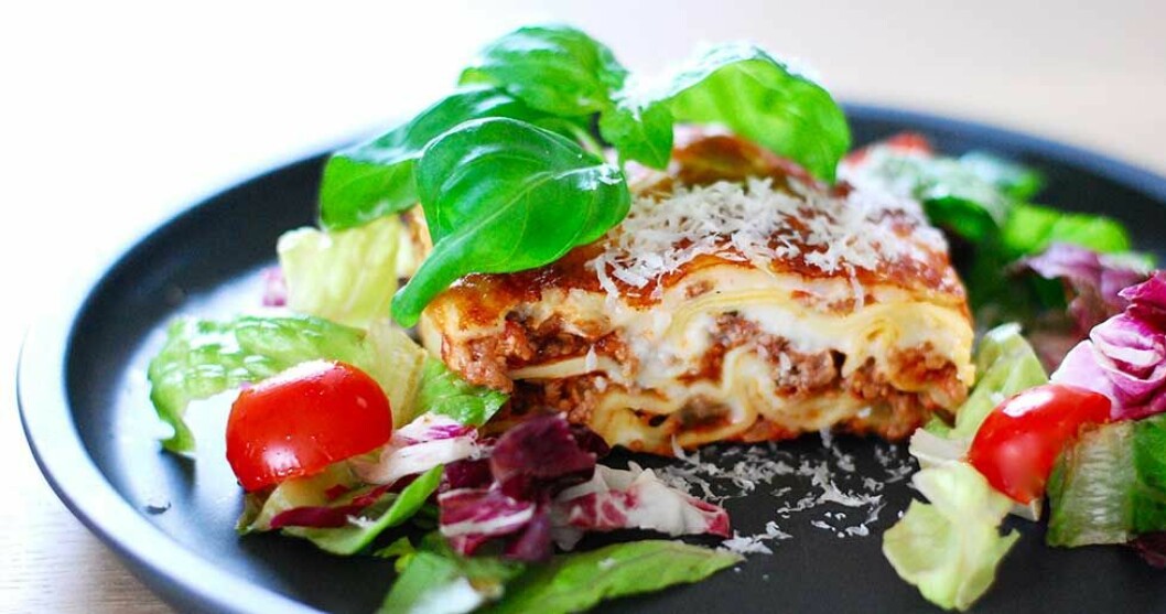 Krämig lasagne. Krämig lasagne.