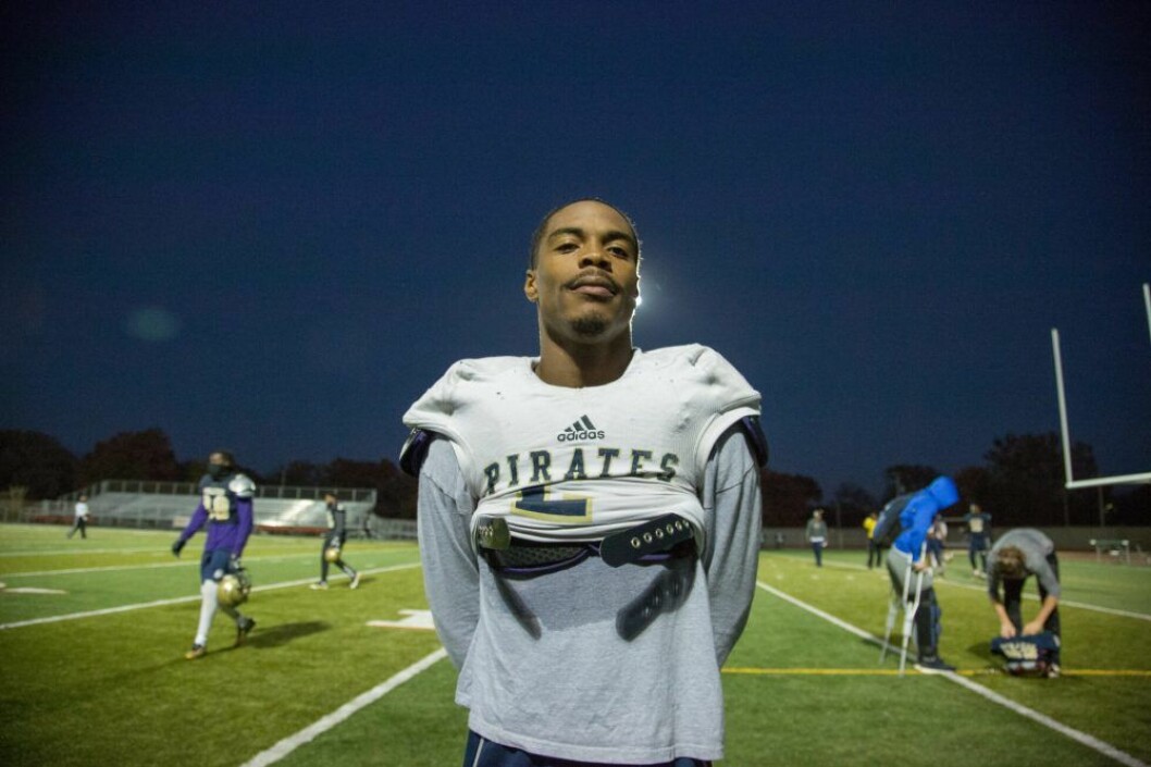 The Last Chance U: Indy har premiär på Netflix den 19 juli. En bild på en av de medverkande i dokumentären The Last Chance U: Indy som visas på Netflix.