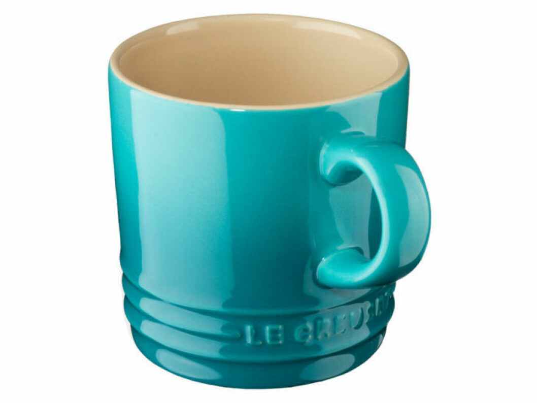 Mugg i härlig färg från Le Creuset.