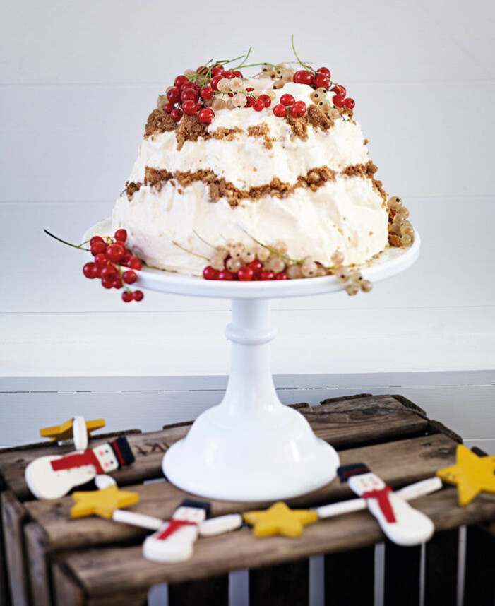 Recept på frozen pepparkakscheesecake