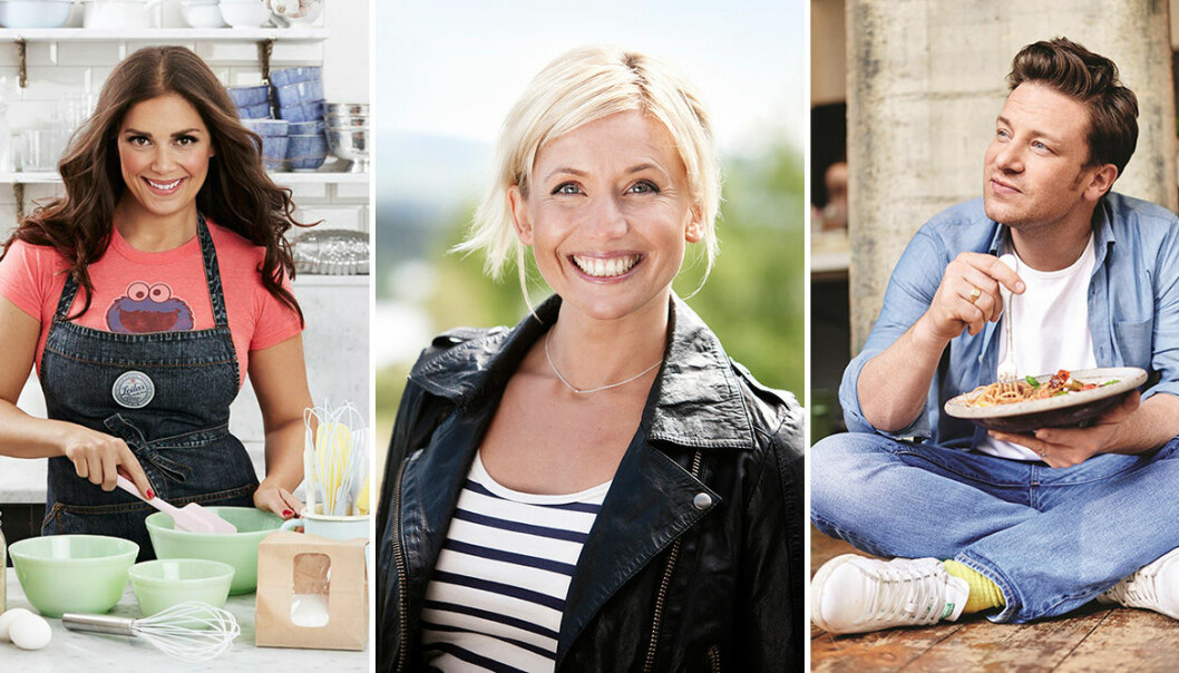 Leila Lindholm, Tina Nordström och Jamie Oliver.