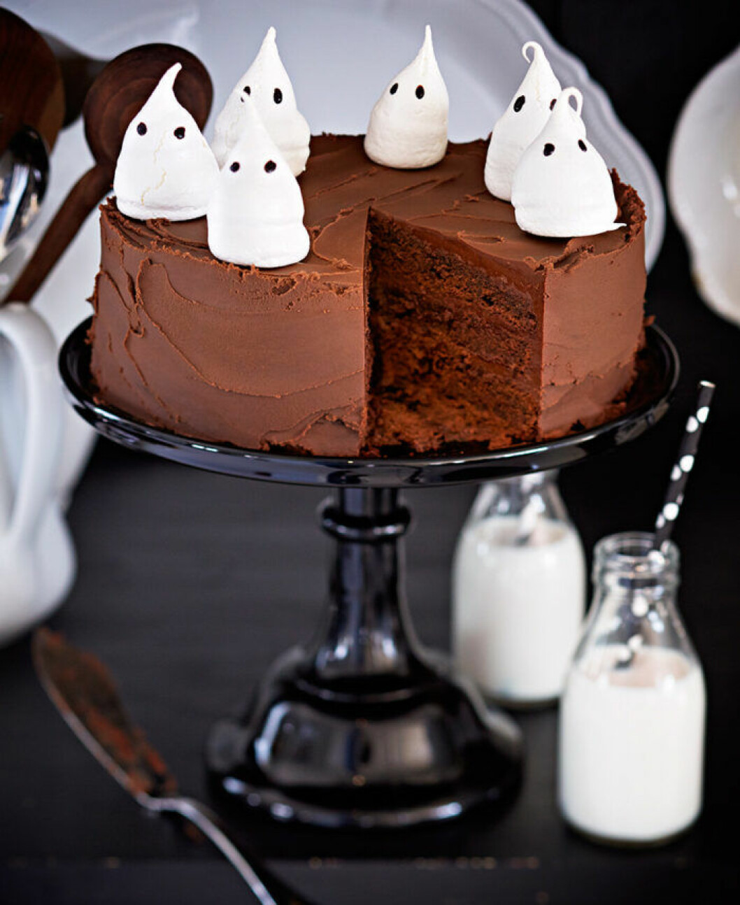 Monsterchokladtårta. Monsterchokladtårta.