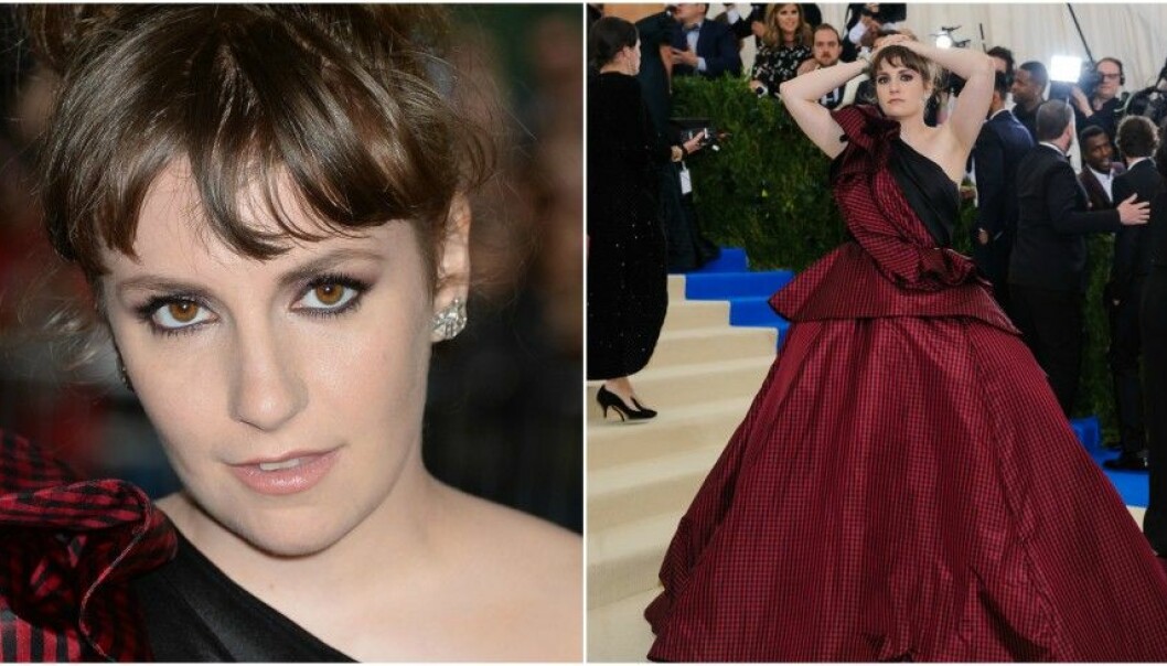 Lena Dunham akut till sjukhus – tvingades åka direkt från Met-galan