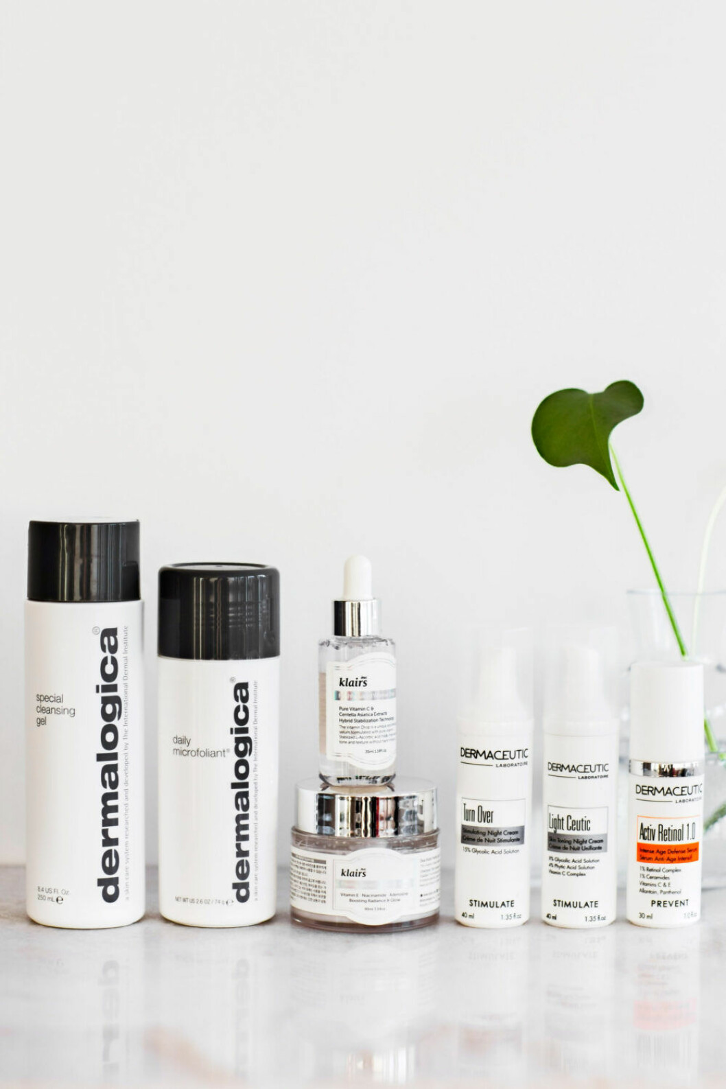 Kvällsrutinen med två rengöringsprodukter från Dermalogica, en ”treat” från Dermaceutic och glowboostande mask från Klairs. Rengöringsprodukter från Dermalogica, Dermaceutic och Klairs är perfekta för kvällsrutinen