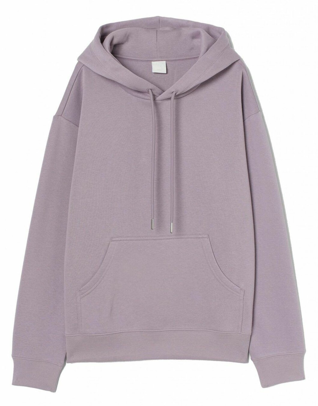Lila hoodie i oversized modell från H&M.