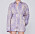 lila mönstrat matchande set med skjorta och shorts för dam från Remain 2022