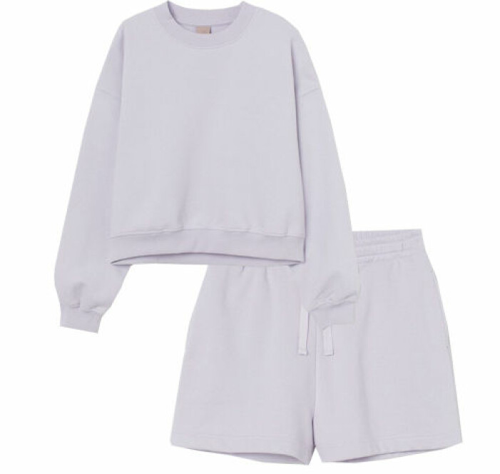 lila sweatshirt set dam