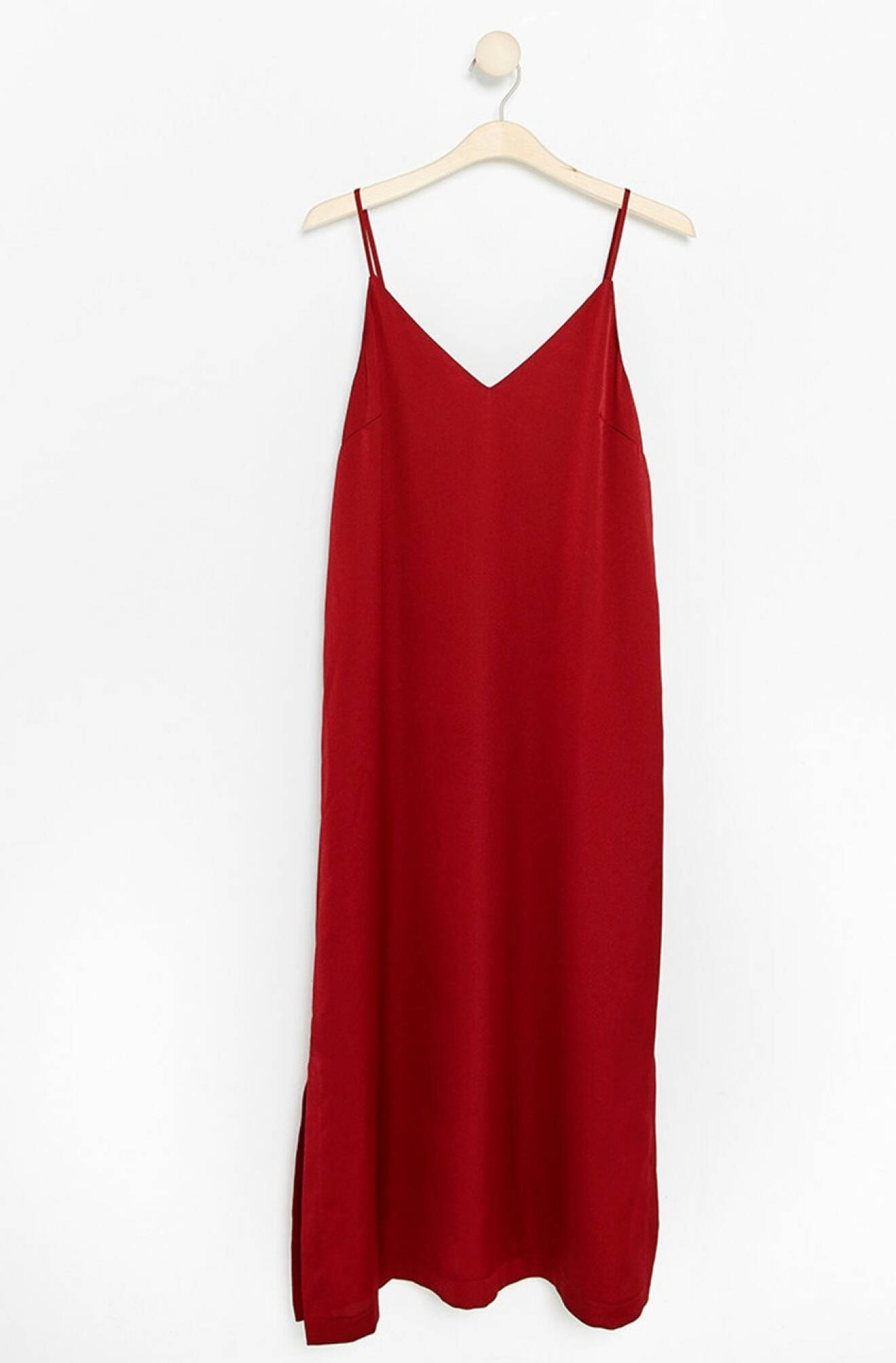 Röd klänning Lindex