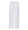 vita byxor i linne- och viskosblandning med elastisk midja och croppad längd från Ellos